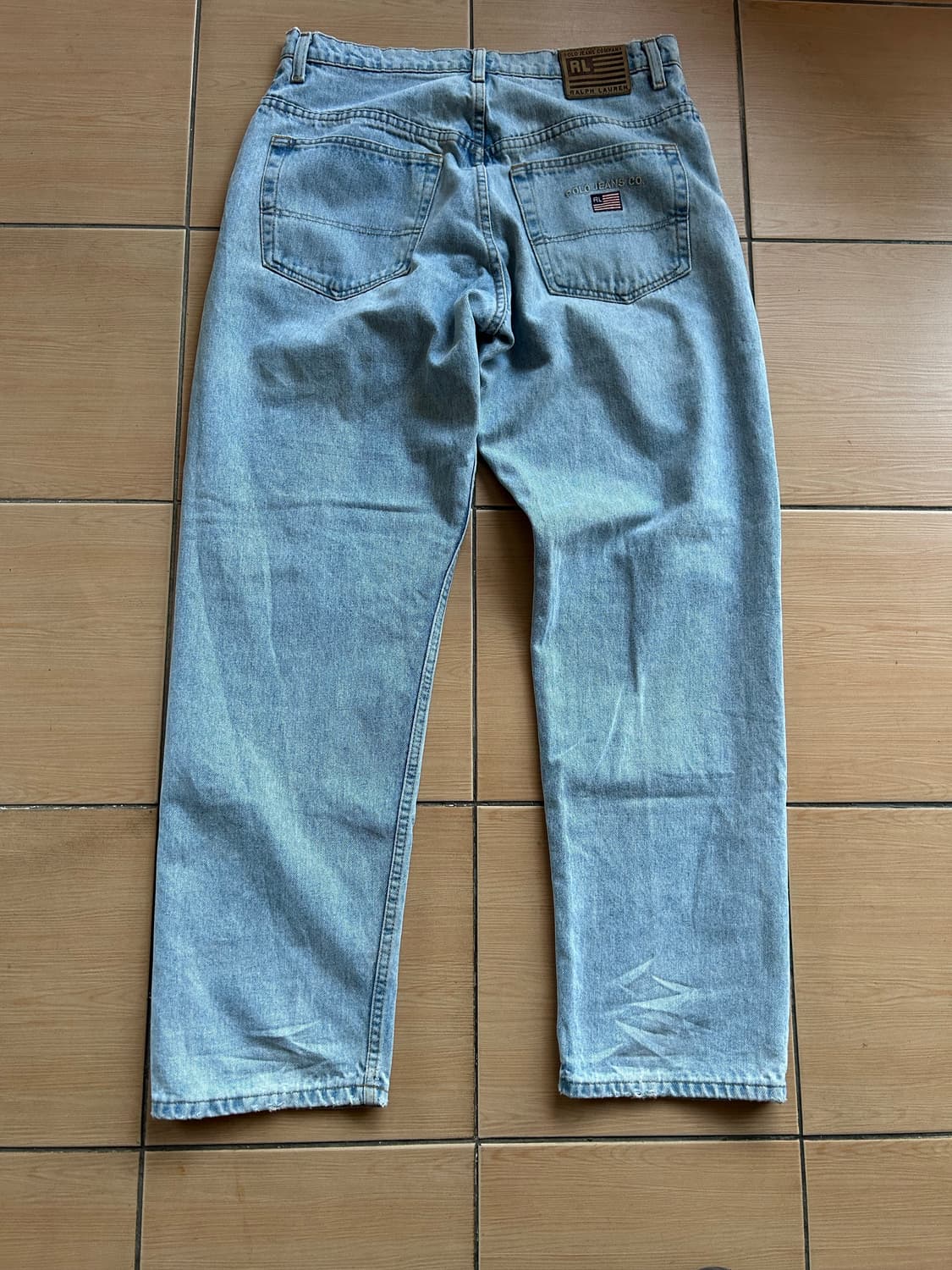 00‘s 폴로진스 데님팬츠 34in 상품이미지6