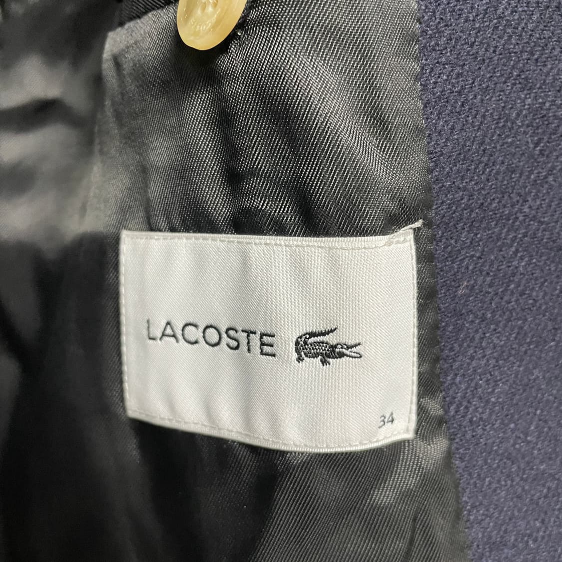 라코스테 네이비 코트 34(W) 상품이미지5