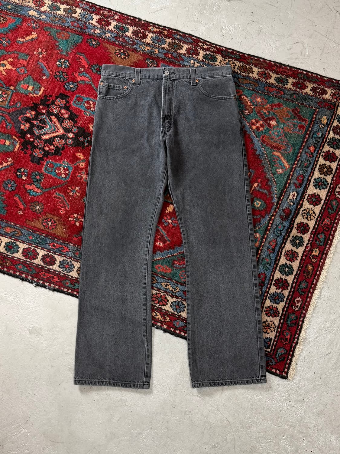 00's 빈티지 리바이스 517 블랙 부츠컷 플레어진 상품이미지2