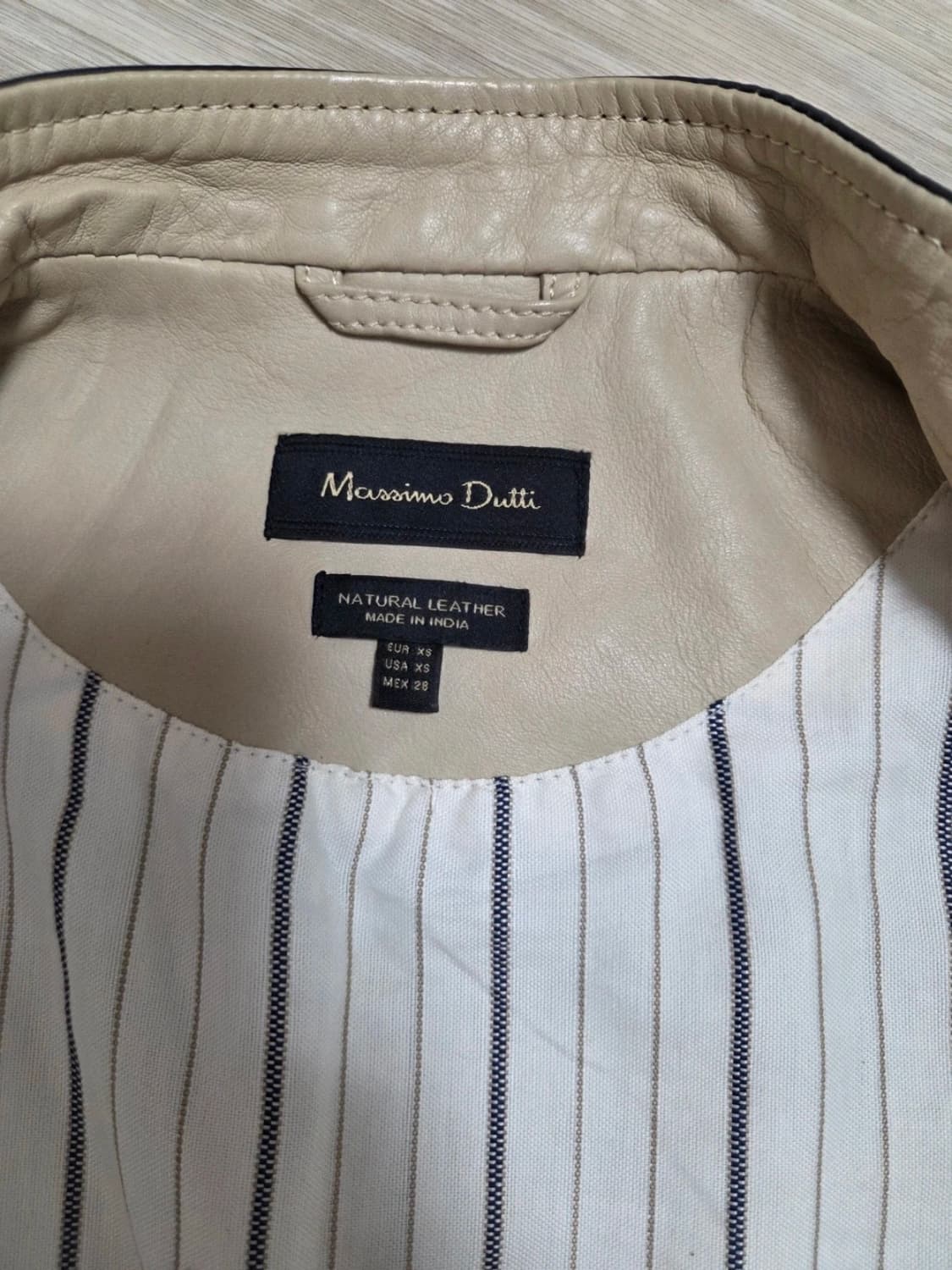 마시모두띠 양가죽 레더 자켓 상품이미지3