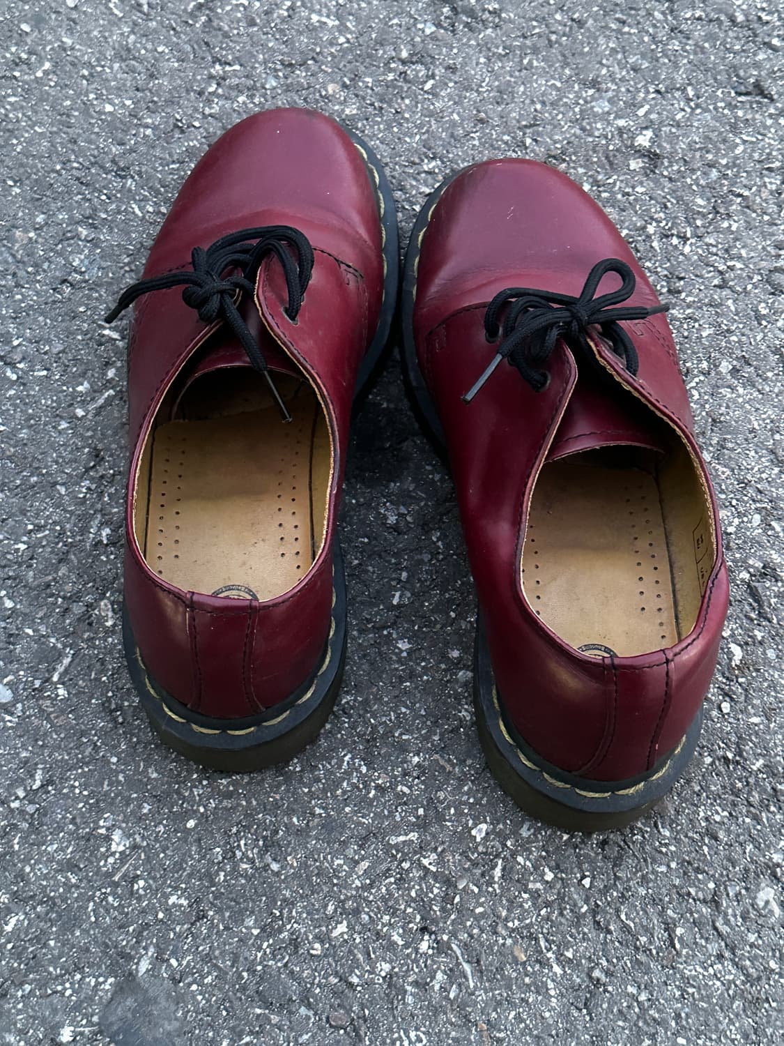 닥터마틴 3홀 1461 옥스포드 체리레드 버건디 상품이미지4