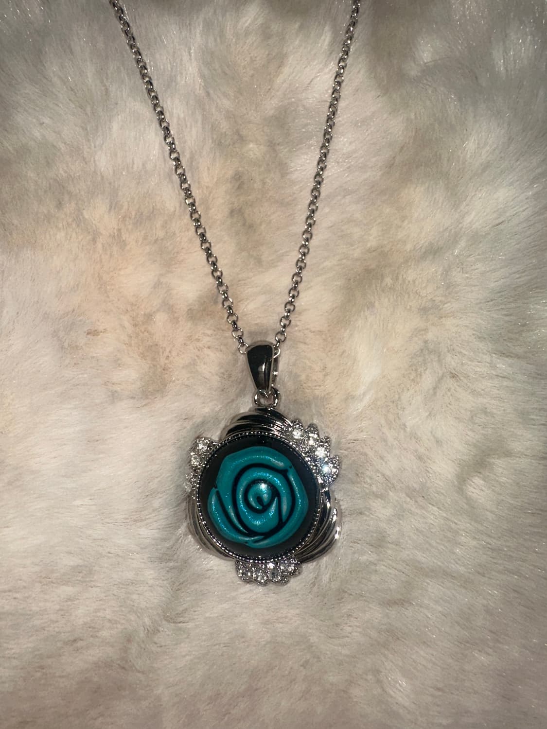 오리엔탈 고스펑크 장미 목걸이 상품이미지1