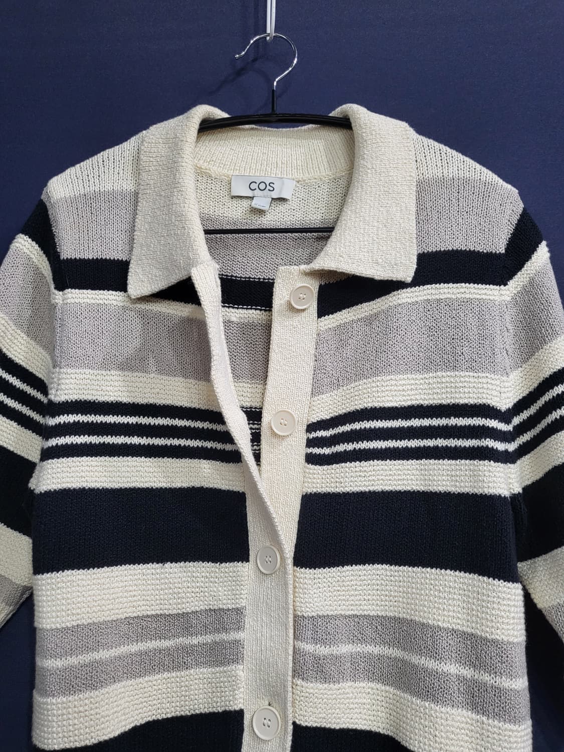 코스 코튼 가디건 니트 상품이미지3