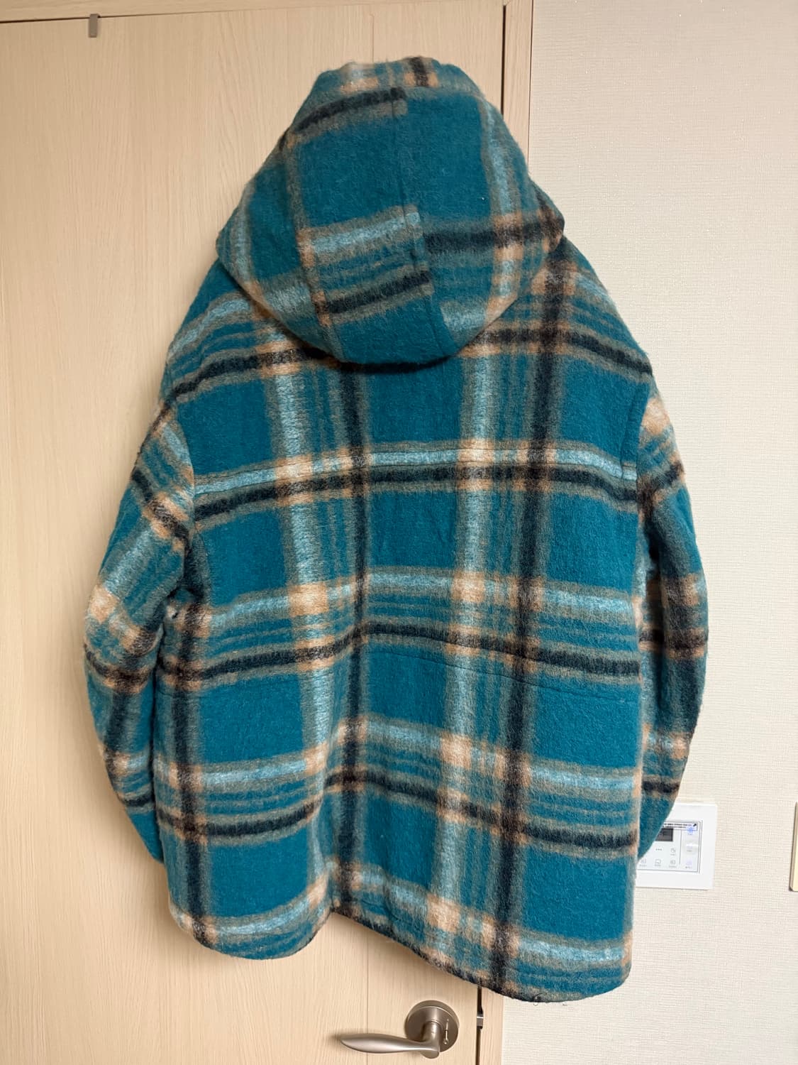 송지오옴므 타탄 체크 패딩 자켓  50 상품이미지2