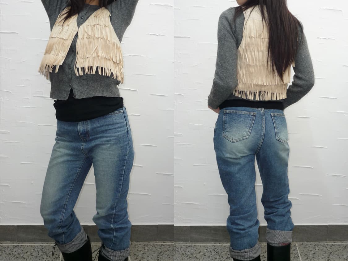 boho tassel vest 상품이미지1