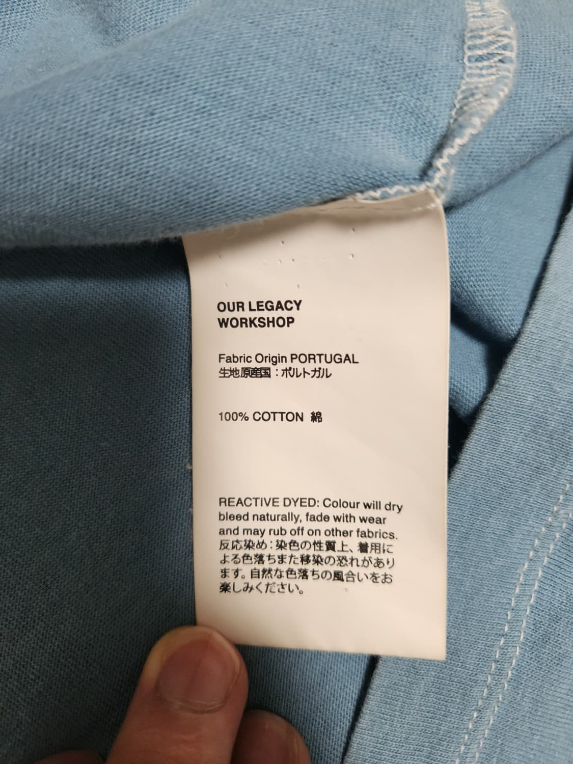아워레가시 워크샵 반팔 티셔츠 슬레이트 블루 상품이미지5