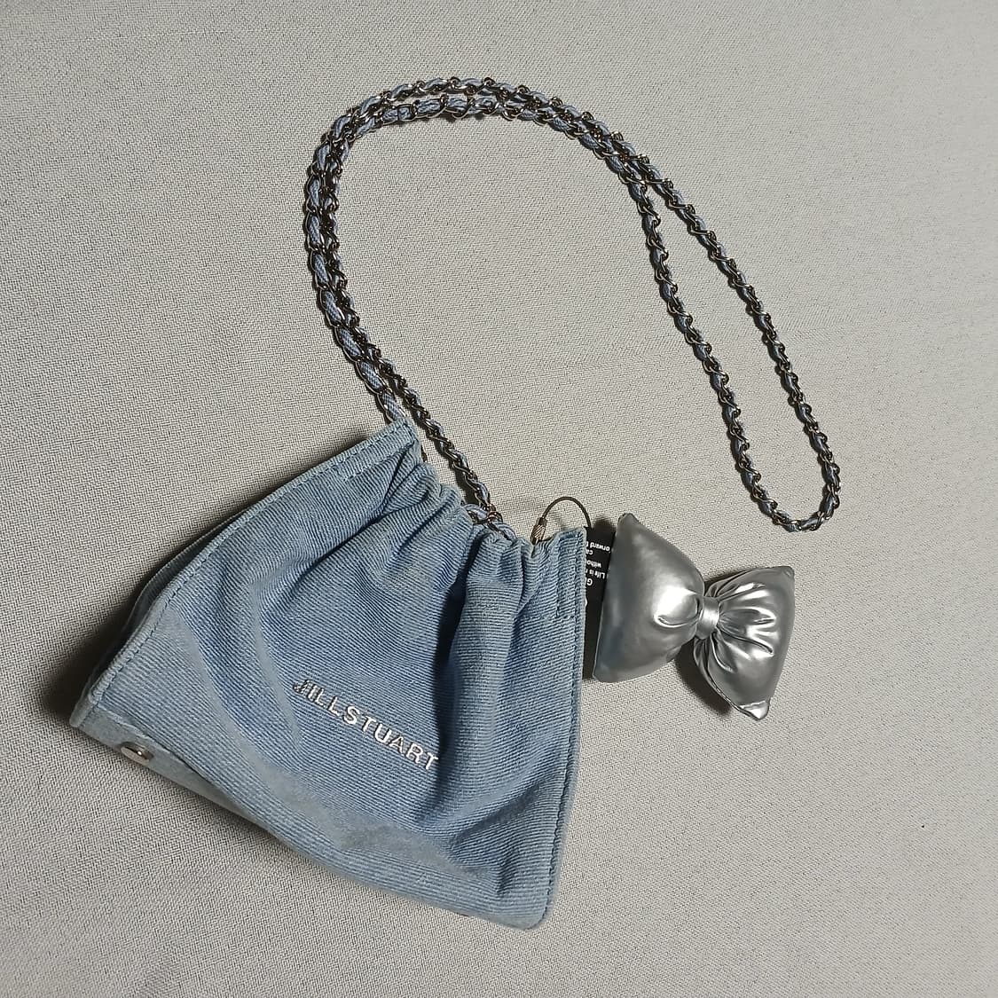 질스튜어트 코코체인 데님 미니 숄더백 크로스백 복조리 상품이미지2