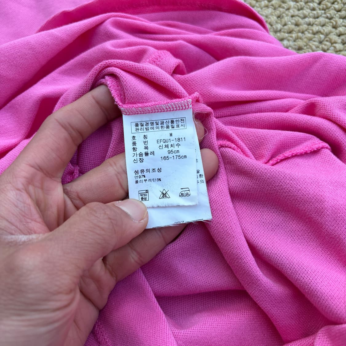 폴로 랄프로렌 PK 카라 핑크 원피스 상품이미지4