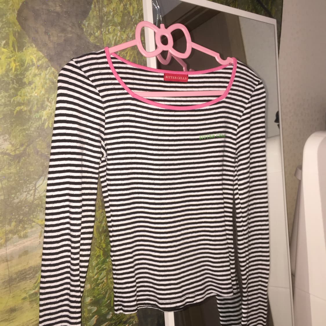 비터셀즈 BITTERCELLS layered coloring tee bk 상품이미지1