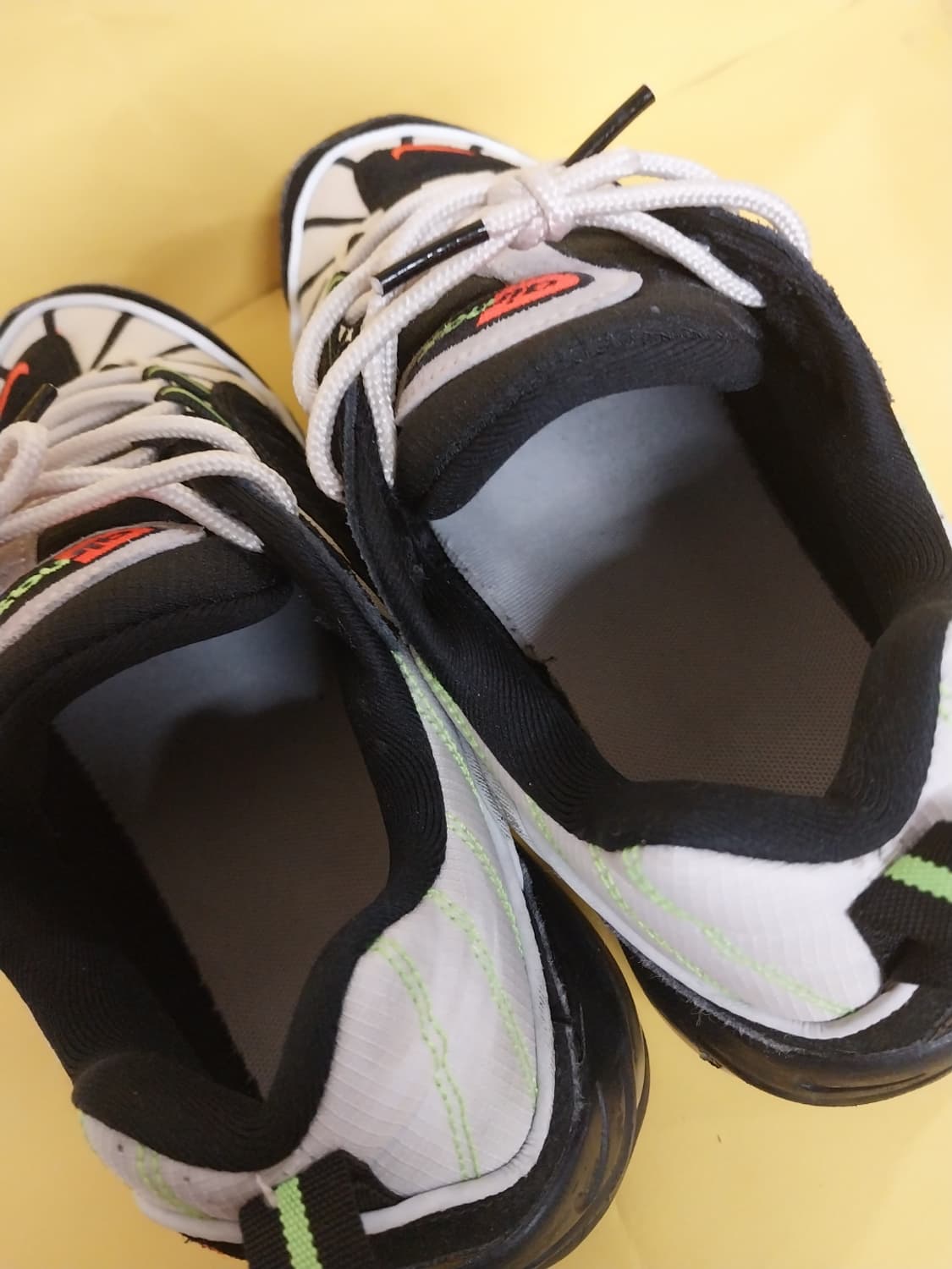 남성 나이키 에어맥스 98 블랙화이트 백호 운동화 (260) 상품이미지6