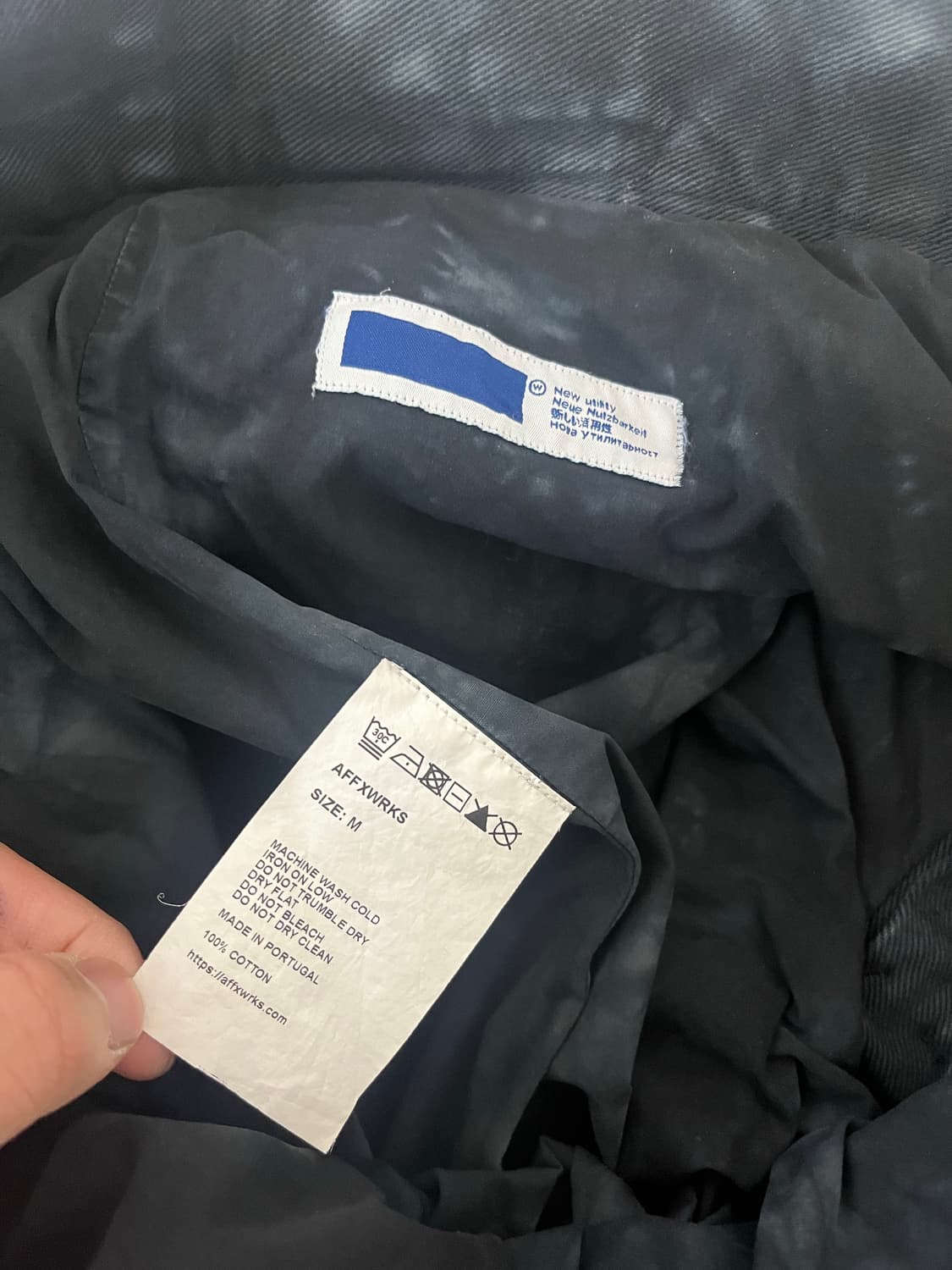 Crease-Dyed Corso Pant Black 상품이미지6