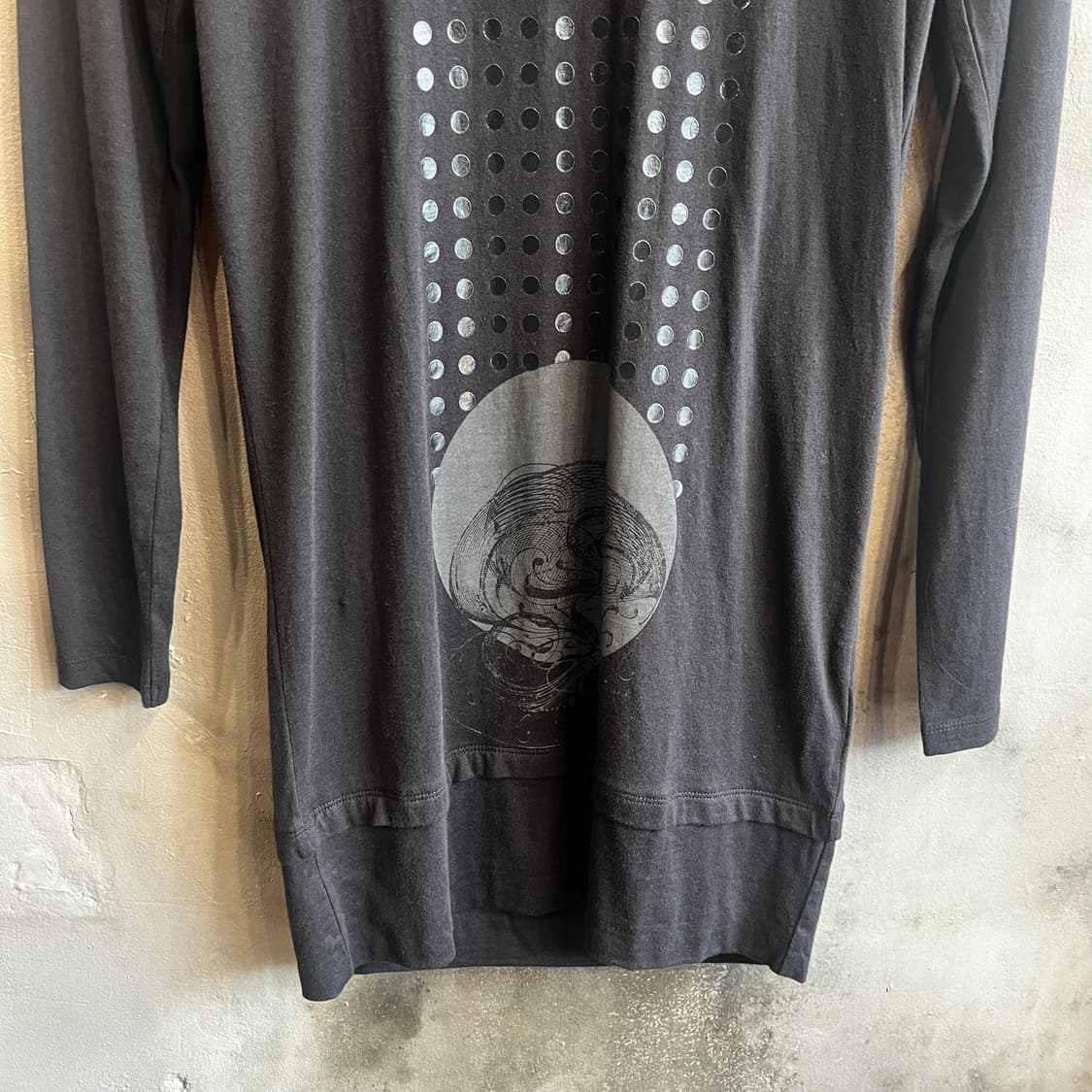 디젤 서클 그래픽 미니 드레스  상품이미지4