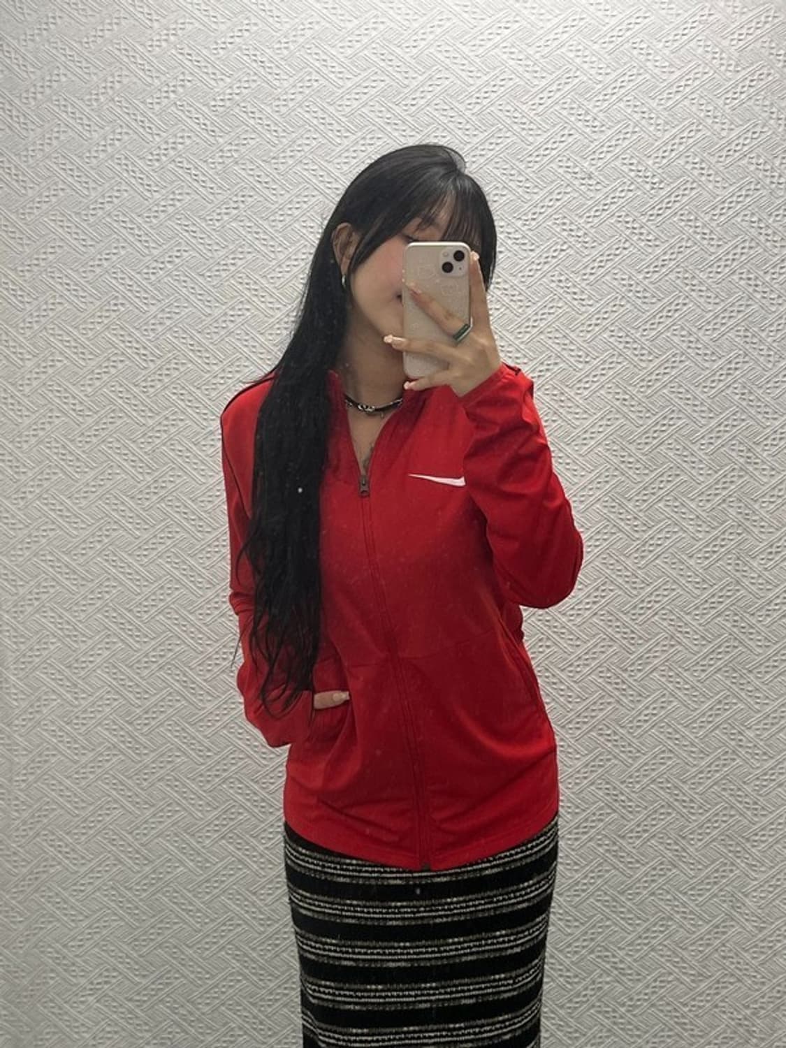 나이키 자수로고 트랙탑 집업 져지 100 C06439 상품이미지1