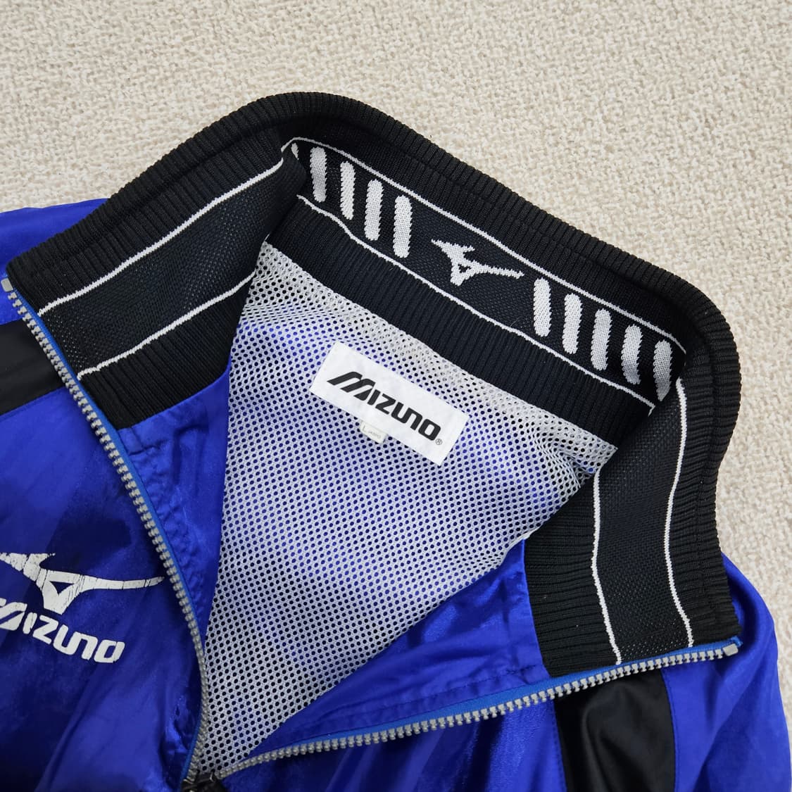 [L] 미즈노 윈드브레이크 바람막이 집업 자켓 1210J1 상품이미지2