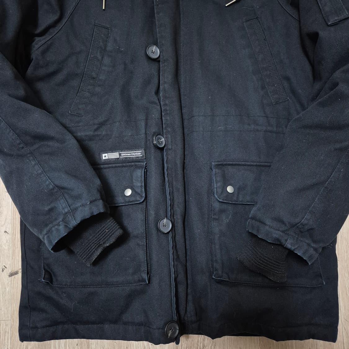 앱놀머씽 시티스테이트 덕다운 양털 퍼후드 파카 패딩 점퍼 XL(105) 상품이미지3