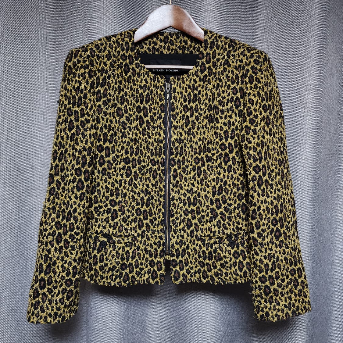 프레타 쿠튀르 호소노히사시 요지야마모토 패턴가 레오파드 자켓 상품이미지2