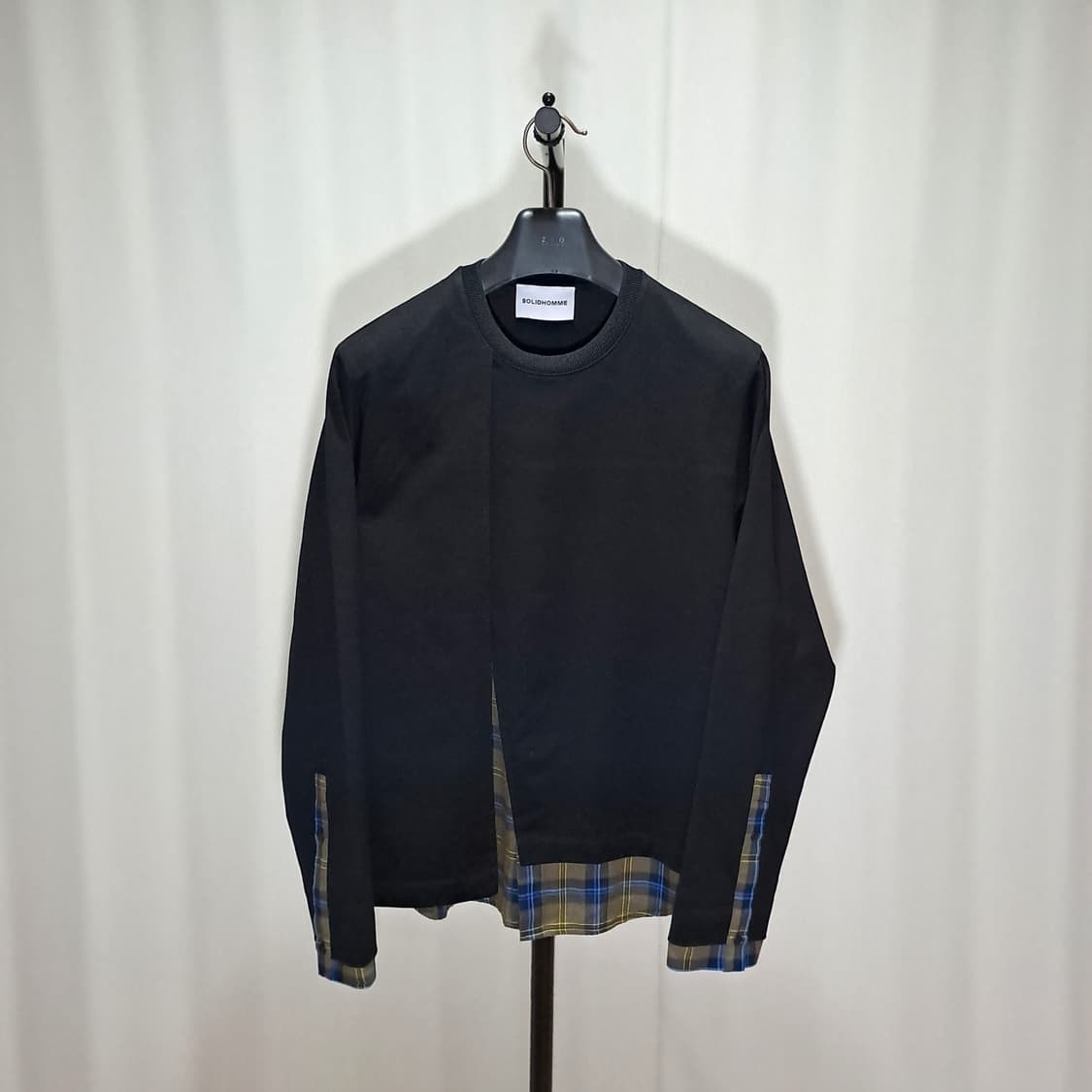 (택포) 솔리드옴므 레이어드 셔츠 상태 최상 46 B576 상품이미지1