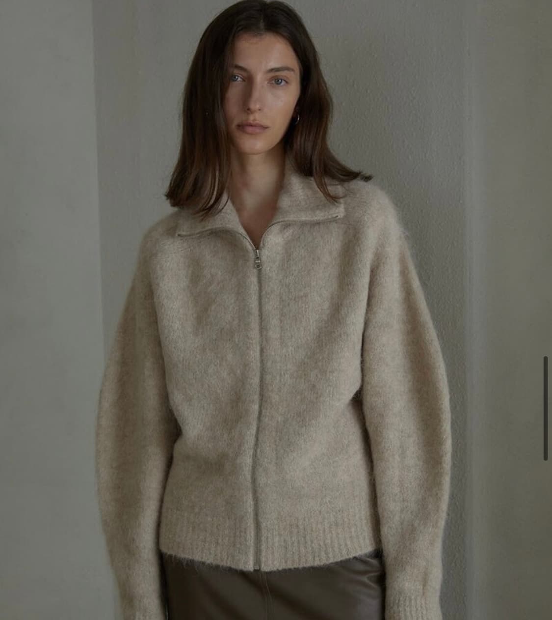 H8 maren alpaca blouson 집업 상품이미지1