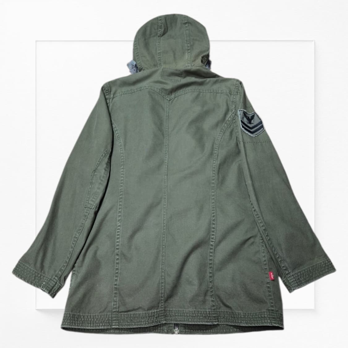 [희귀템🔥] 리바이스 후드 필드 밀리터리 야상 자켓 상품이미지2