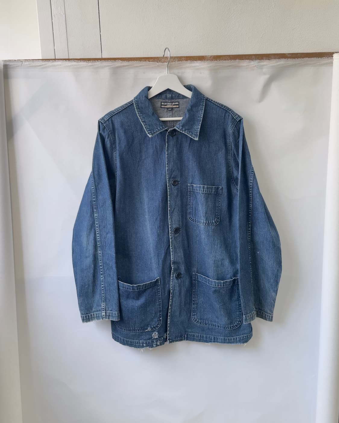 [BLUE WAY] DENIM COVERALL JACKET 상품이미지1