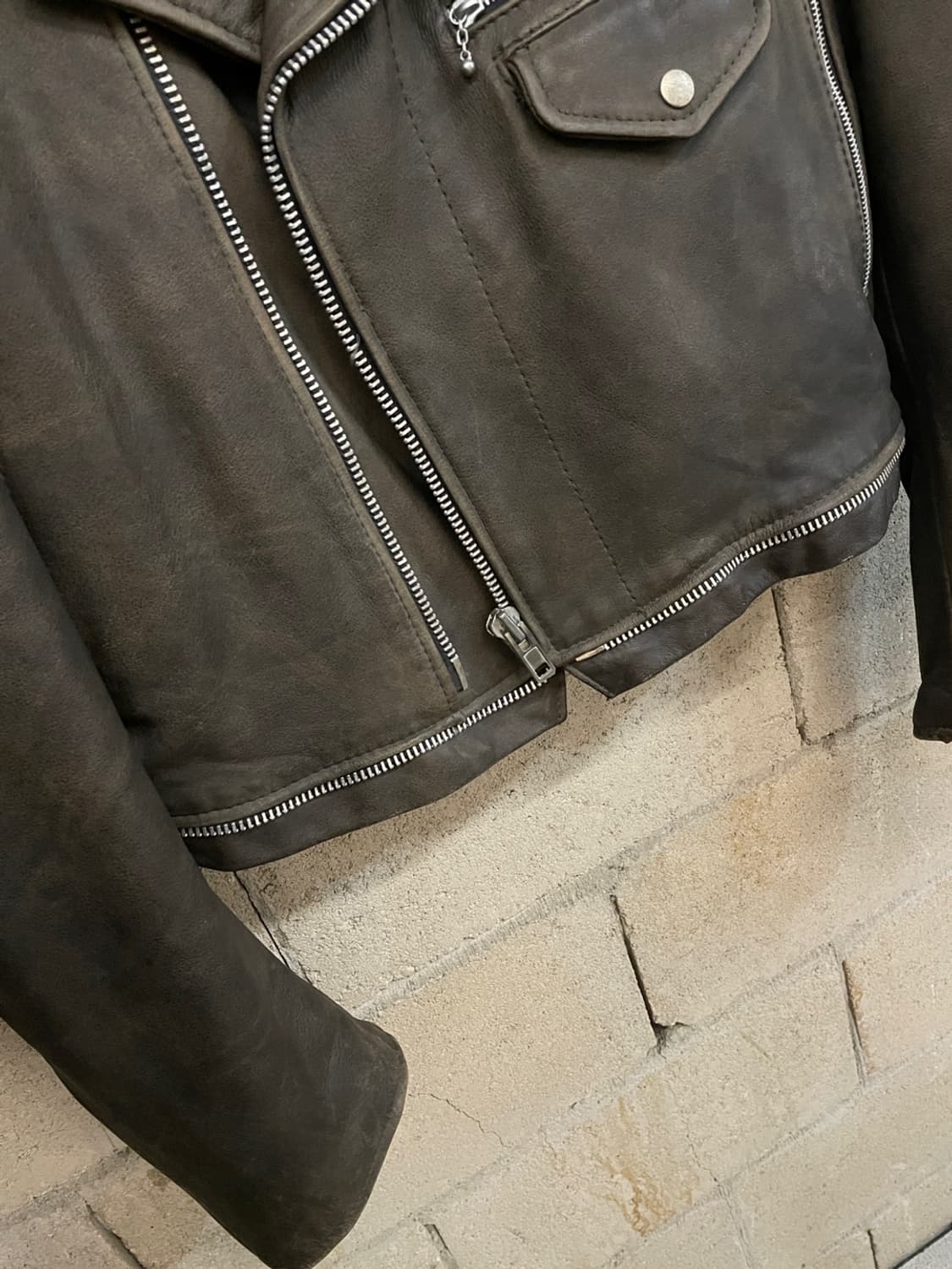 70s 루이스레더 로드 페어 더블 라이더 자켓 상품이미지5