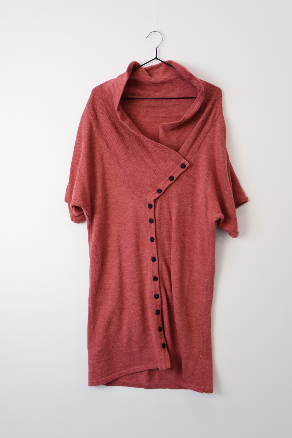 Jpn Asymmetric Button Knit Cardigans 상품이미지4