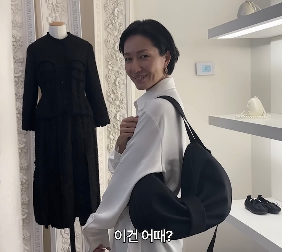 시몬로샤 25fw 비즈 보우 숄더백 상품이미지5