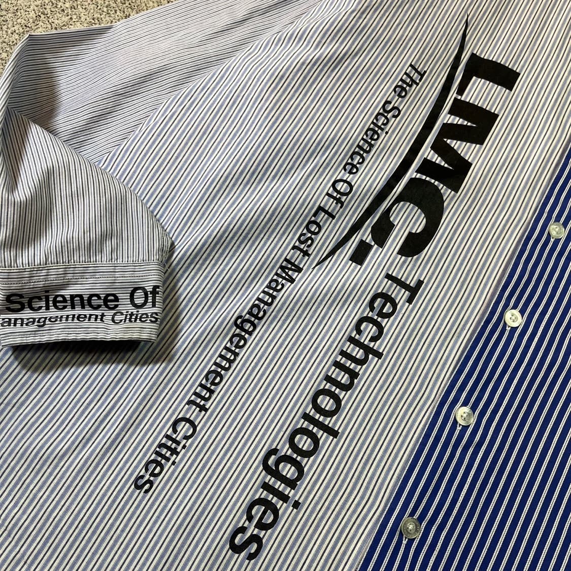 엘엠씨 빅로고 스트라이프 셔츠 상품이미지2