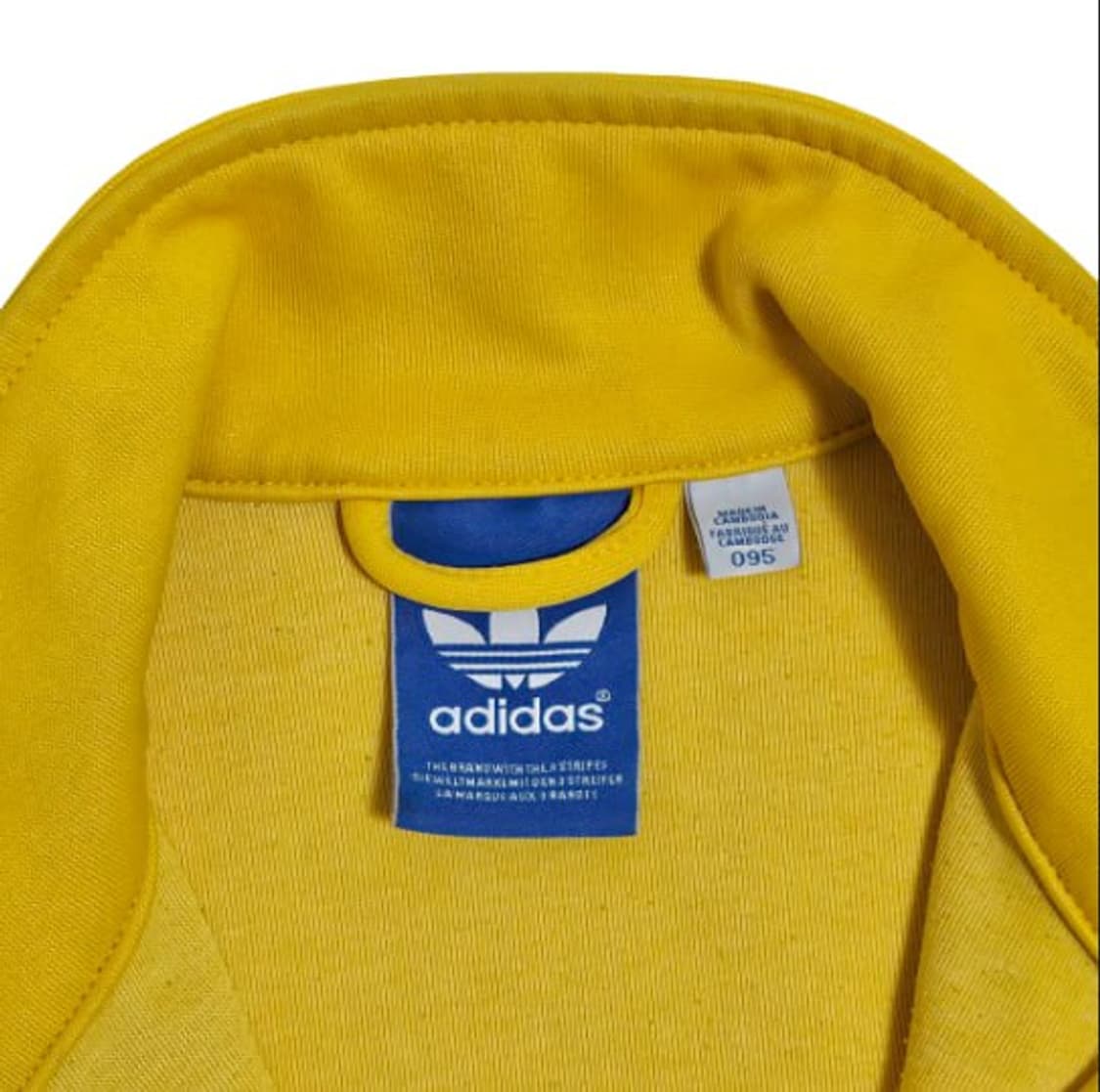 아디다스 구형 유로파 옐로우 트랙탑 져지 A066 상품이미지3