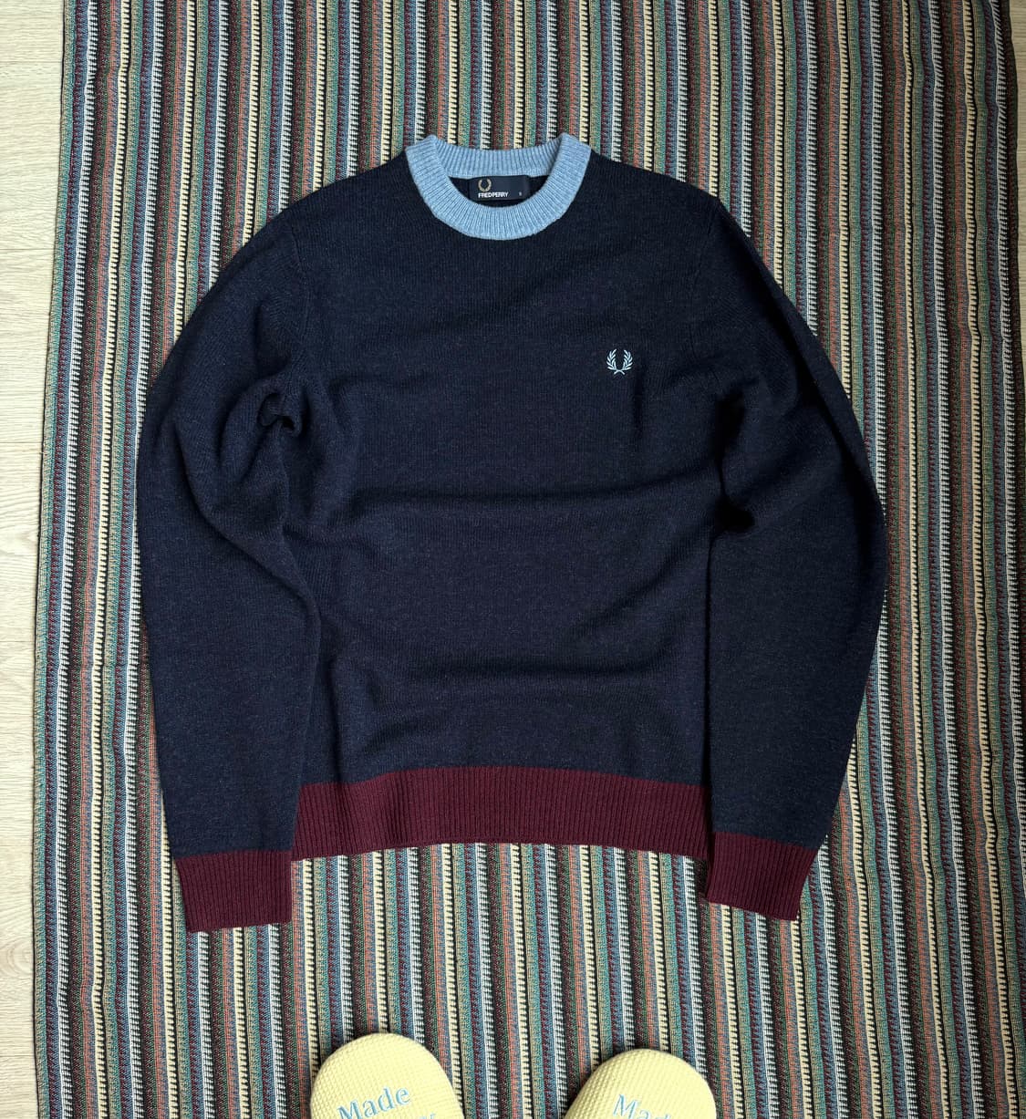 프레드페리 울 니트 상품이미지3