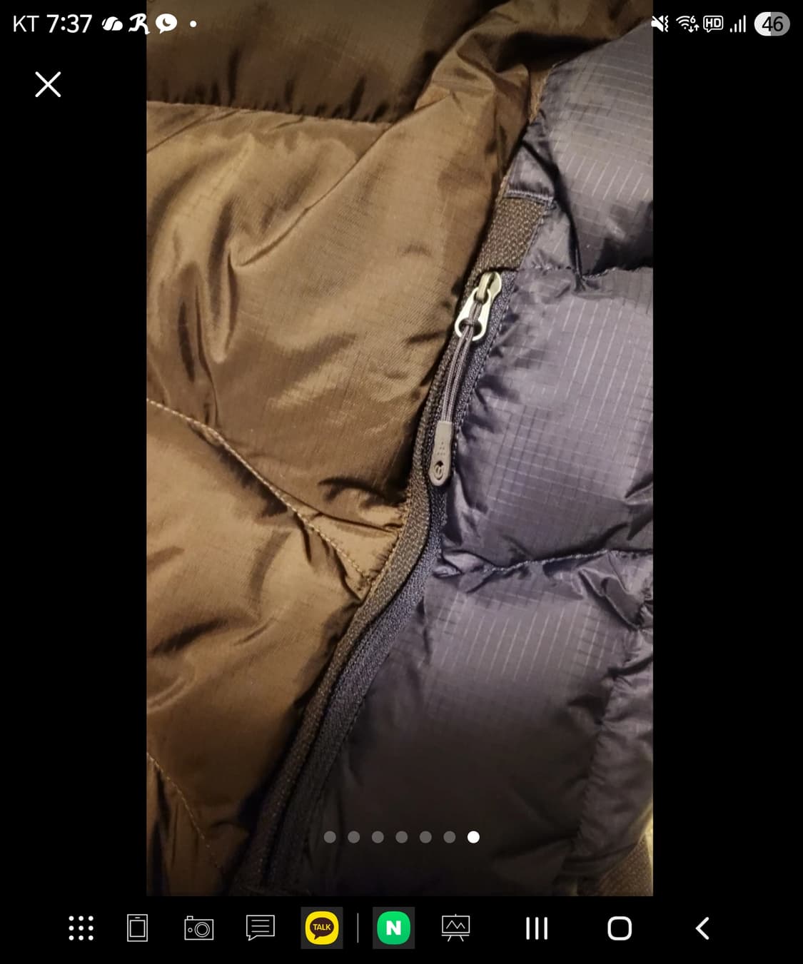 (새상품급) 아이더 거위털 패딩 700 상품이미지7