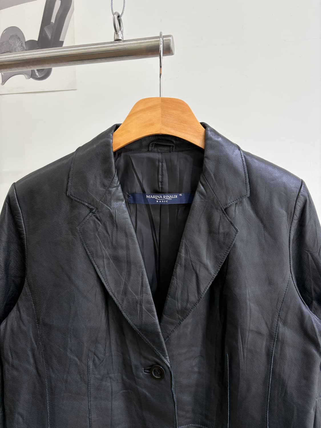 MARINA RINALDI (Made in Italy) 레더자켓 상품이미지2