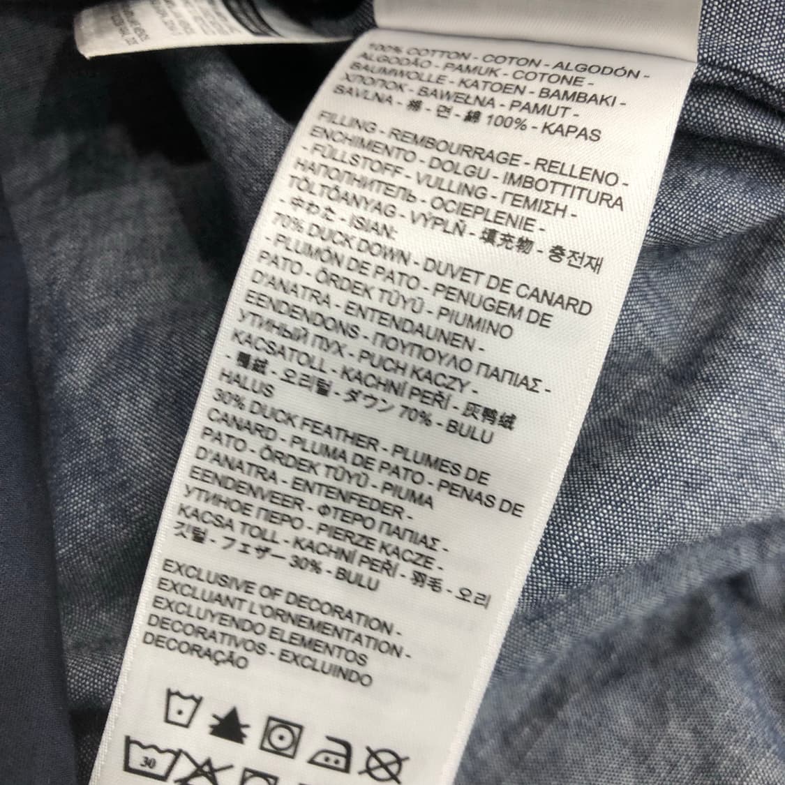 리바이스 도트 덕다운 폴카닷 패딩 조끼 베스트 상품이미지5