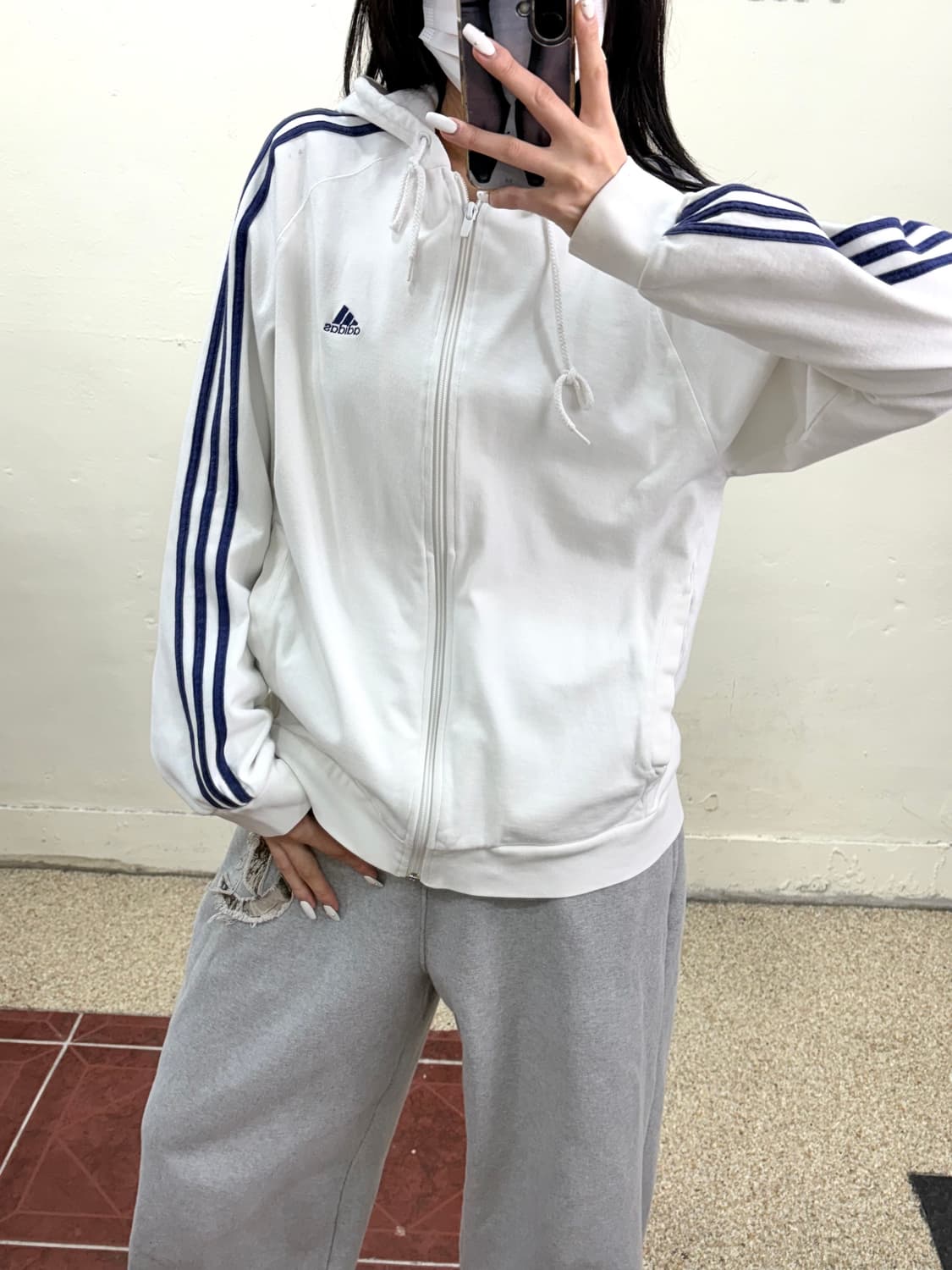 아디다스 후드 집업 상품이미지2