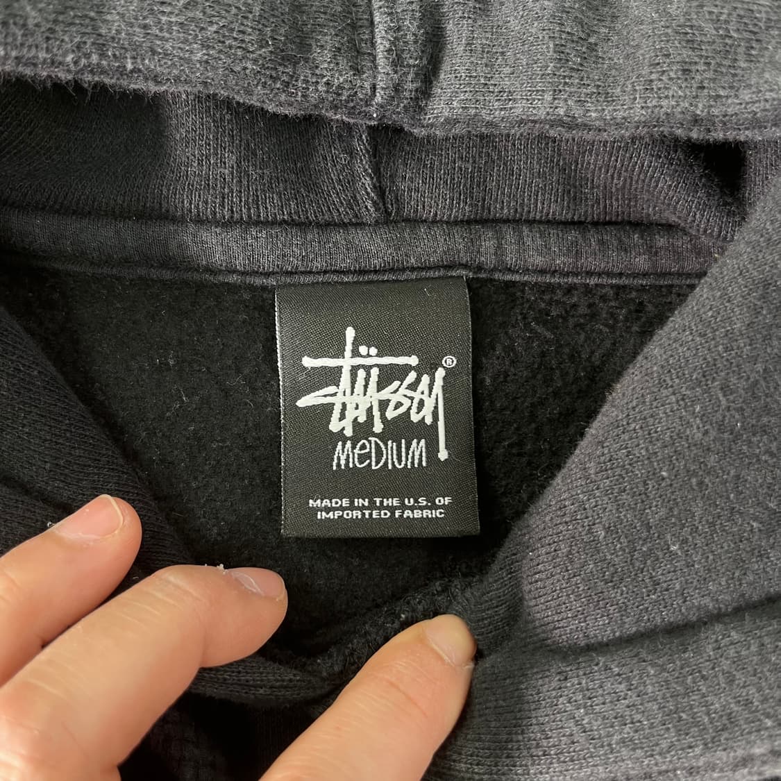 100 스투시 페인트 스플래터 로고 후드티 상품이미지4