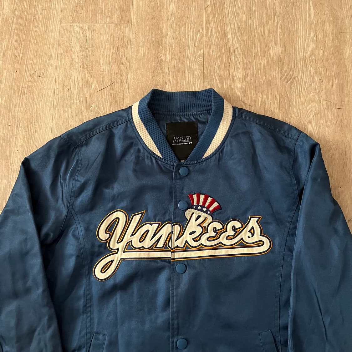 MLB 뉴욕 양키스 빅로고 바시티 베이스볼 스타디움 자켓 상품이미지2