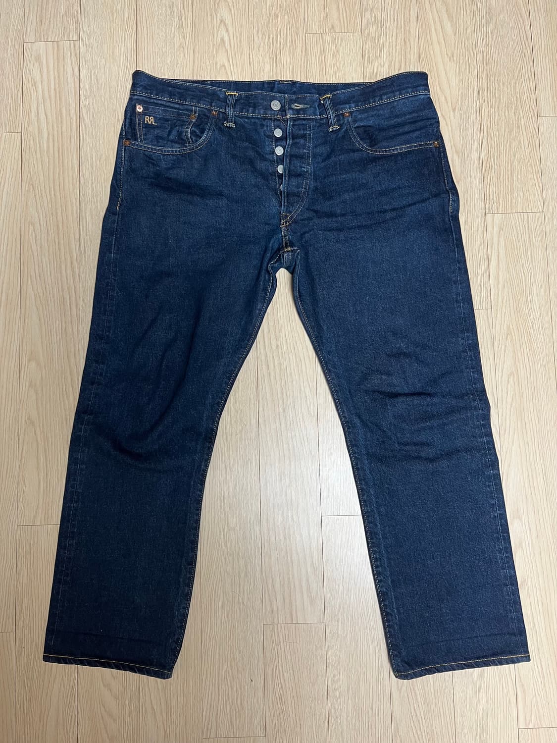 더블알엘 논워시 청바지 36 x 32 상품이미지1