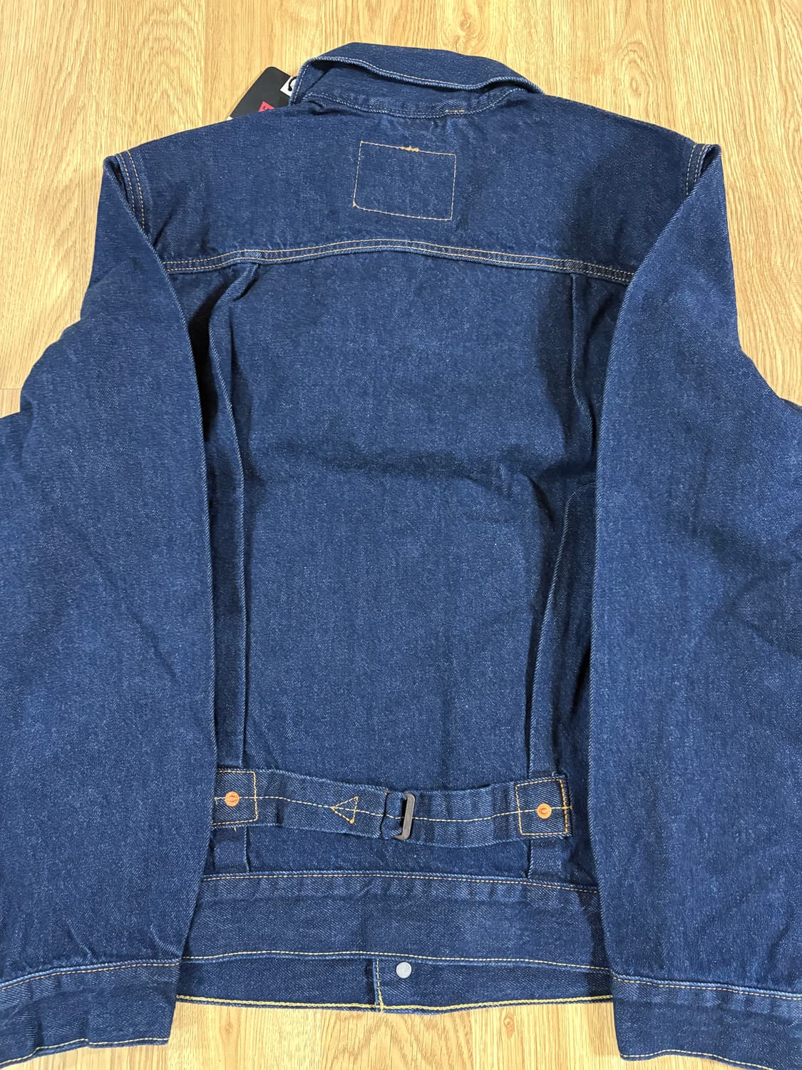 리바이스 셀비지 데님 타입원 자켓 S 새상품 린스드 상품이미지5