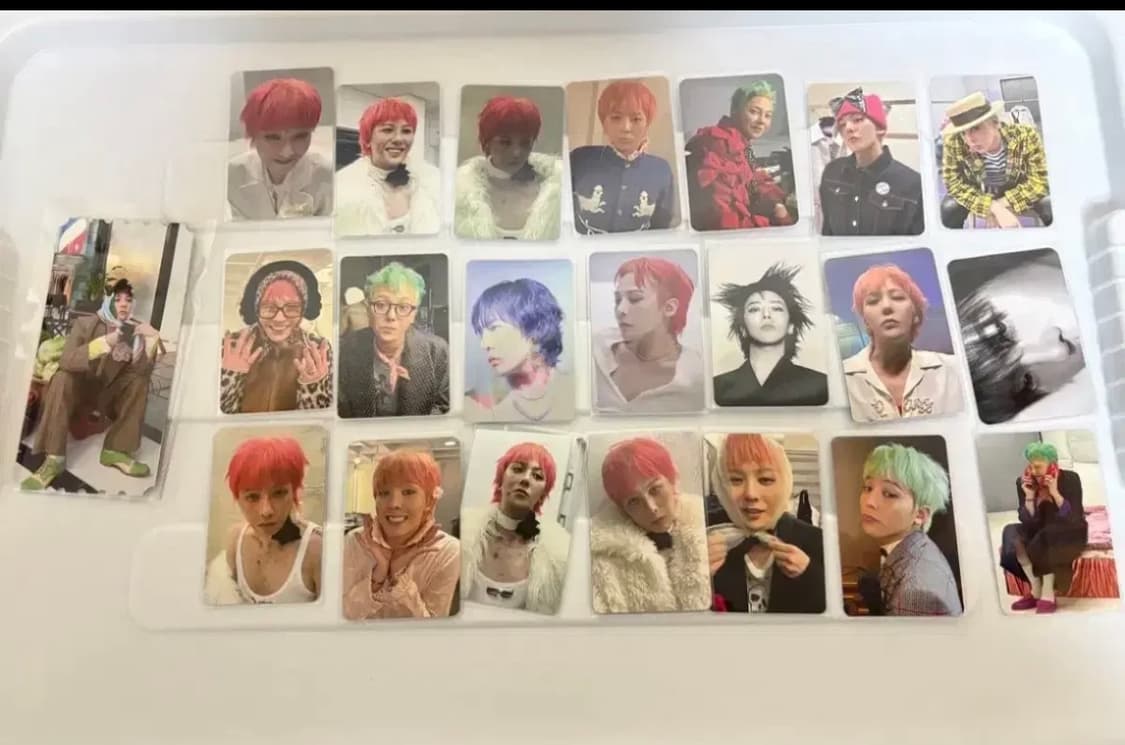 [한정판] 지디 위버멘쉬 앨범 특전포카 22종 일괄판매 상품이미지1