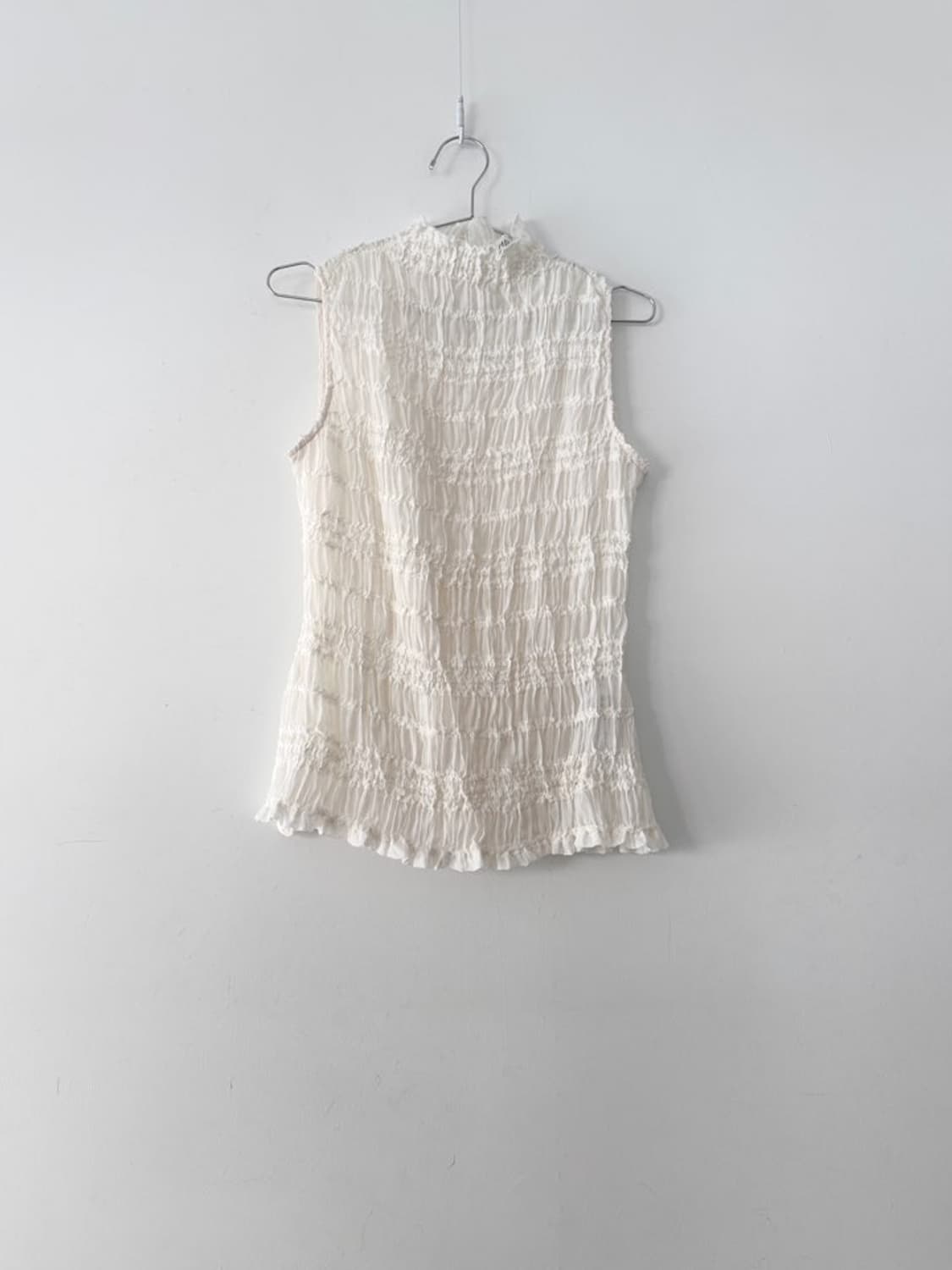 GHOSPELL milk shirring sleeveless 상품이미지1
