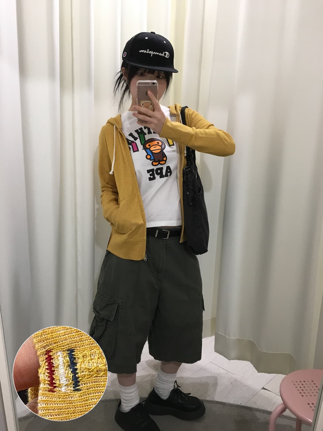 aigle yellow hoodie 상품이미지1