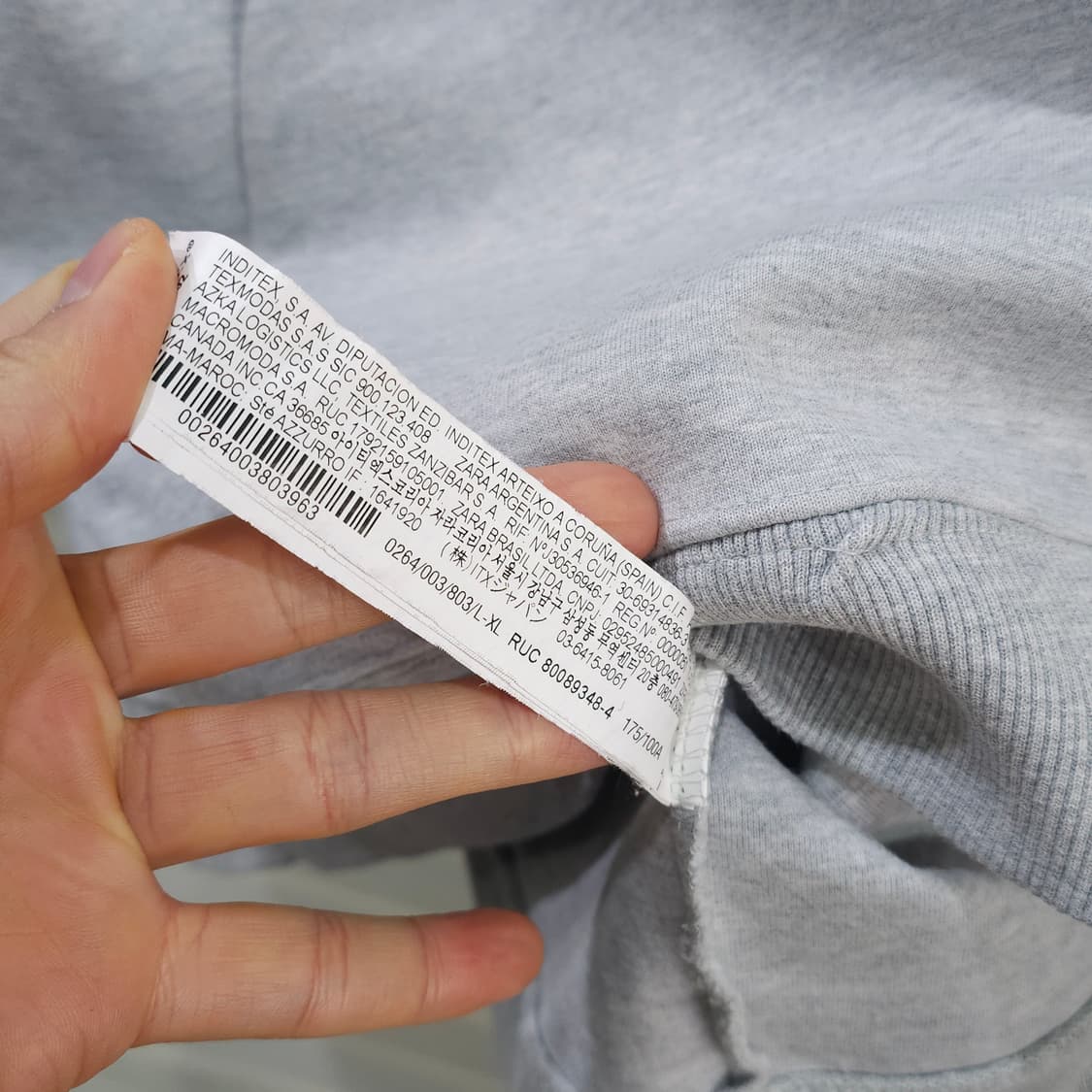 자라 x 아더에러 자수 후드 스웨트셔츠- L-XL 상품이미지10