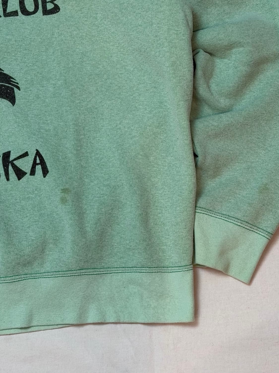 와일드 동키 Italy made 스웻셔츠 빈티지 맨투맨 민트 상품이미지2