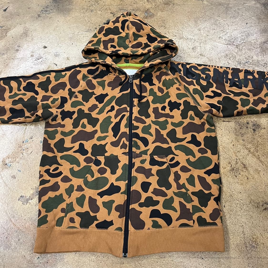 밀리터리 브라운 카모 후드집업  상품이미지3