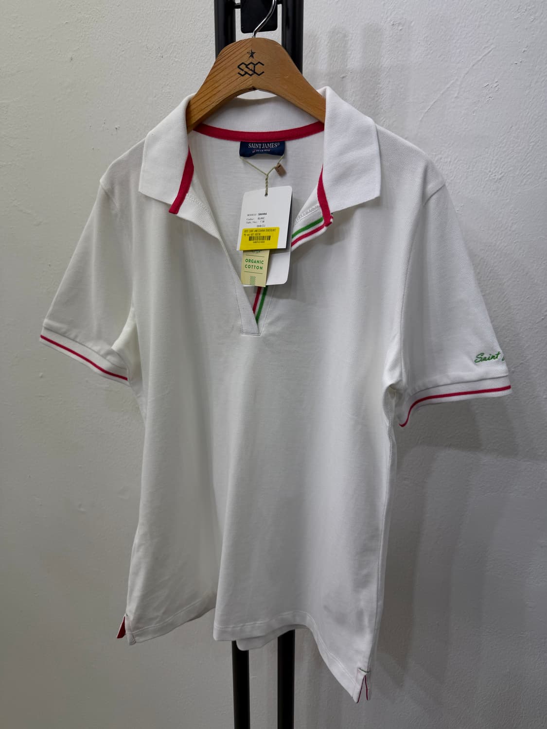 새제품) 세인트제임스 정품 SAVANA 여성 반팔티 38 상품이미지3