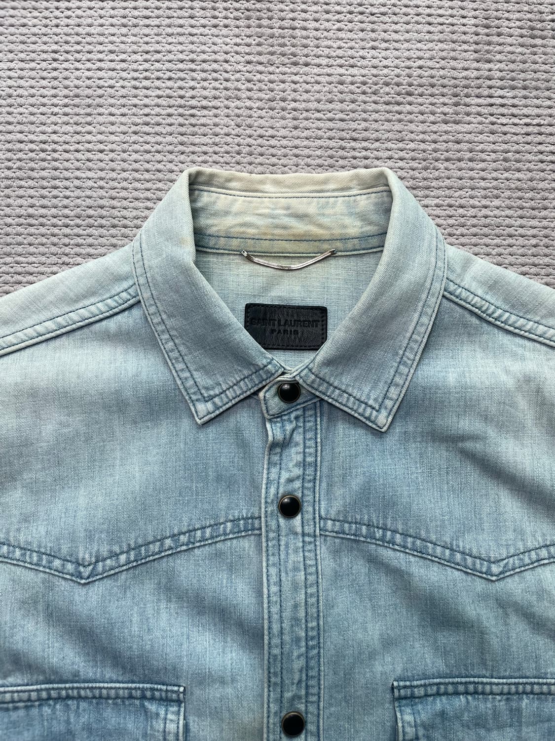 생로랑 웨스턴 데님 셔츠 by 에디 슬리먼 상품이미지3