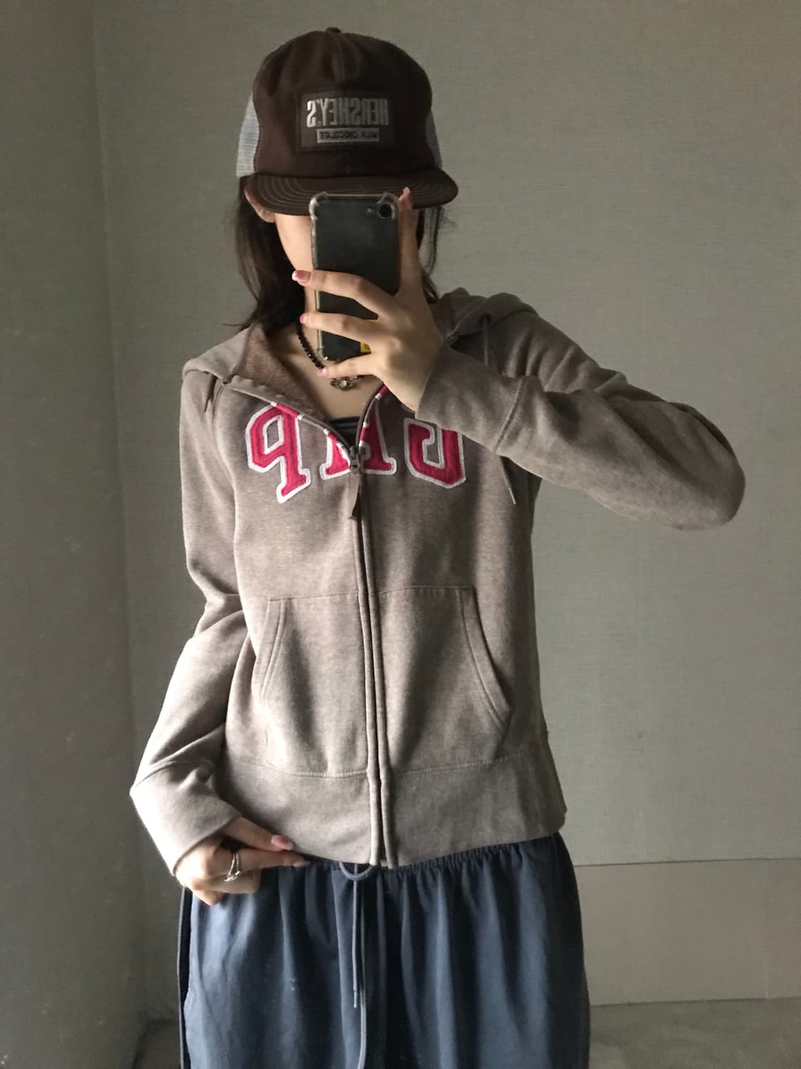 갭 브라운 후드집업 상품이미지3