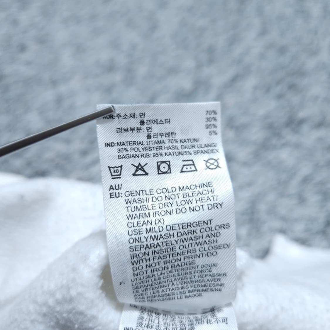 아디다스) M 공용 쿼터집 기모 하프집업맨투맨 / 왕눈이샵 상품이미지10