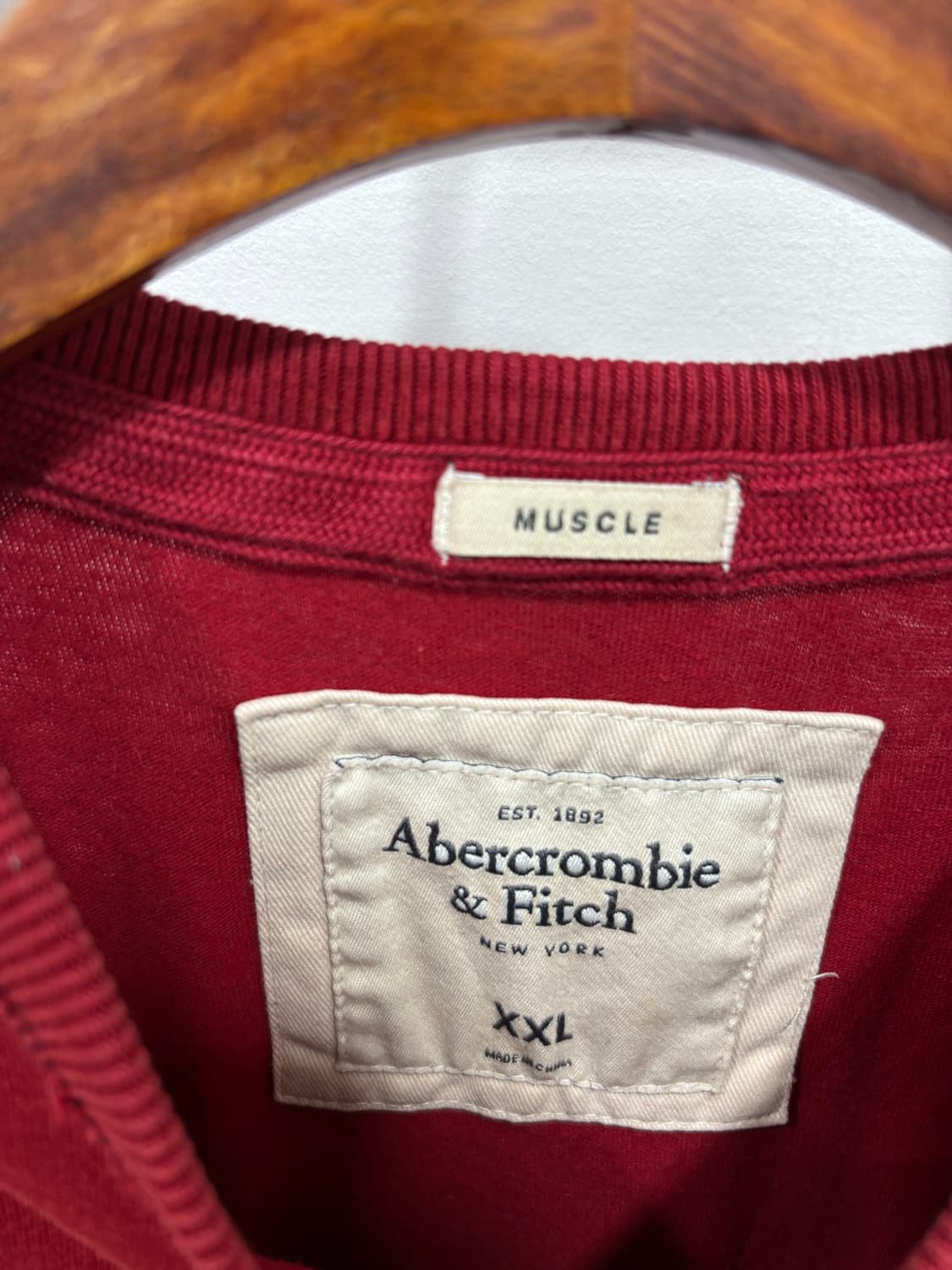 Abercrombie 레터링 반팔티 상품이미지5