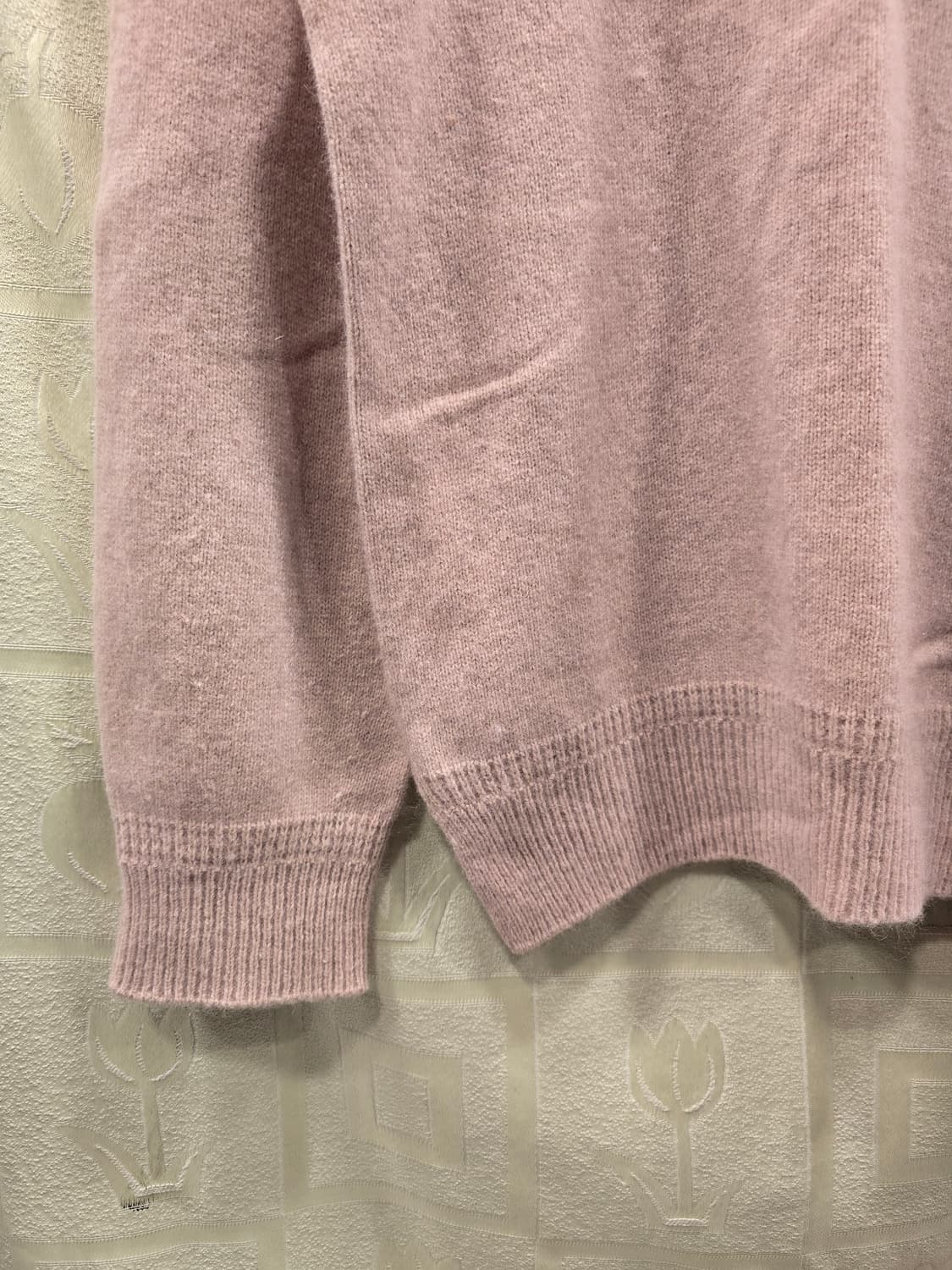 더아이잗 앙고라 혼방 핑크 니트 S(55) 상품이미지4